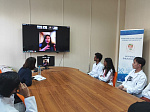 Иностранные студенты БГМУ обсудили роль языков в современном мире со студентами-медиками из Самарканда