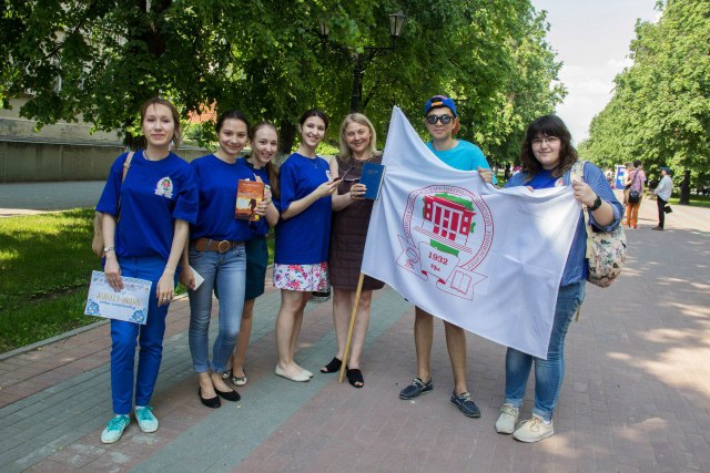 Волонтерский центр БГМУ стал организатором всероссийской акции «Читай, страна!» в Уфе