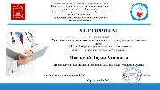 Сертификат Якуповой Л.А.