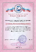 Сертификат Давлетшин Ш.Ш.