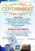 Сертификат Гайсина Р.Р., Асадуллина С.