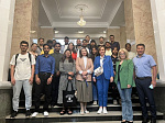 International students at the National Museum of the Republic of Bashkortostan