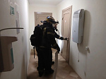 В студенческом общежитии БГМУ прошло очередное учебно-тренировочное занятие по эвакуации при пожаре 