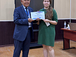 Обучающаяся Университета заняла призовое место на научно-практической  конференции в Узбекистане       