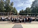 На площади перед БГМУ состоялась памятная акция, посвящённая Дню солидарности в борьбе с терроризмом