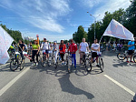 Студенты и профессорско-преподавательский состав лечебного факультета приняли участие в десятом городском фестивале «День 1000 велосипедистов»