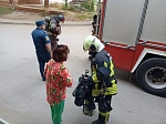 В общежитии № 4 БГМУ прошла тренировка по пожарной безопасности