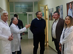 Посещение Федерального аккредитационного центра БГМУ вице-президентом Национальной медицинской палаты России