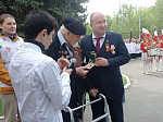 Награждение ветерана Великой Отечественной войны Мингазетдинова Асхата Орденом М.Шаймуратова