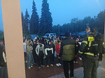 В студенческом общежитии БГМУ прошло очередное учебно-тренировочное занятие по эвакуации при пожаре 