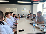 Ученые Управления инновационной деятельностью БГМУ обсудили развитие проектов со студентами из Казахстана 