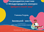 Foreign students are the winners of the VI International Contest “Kindness will Save the World”