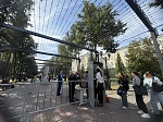 На площади перед БГМУ состоялась памятная акция, посвящённая Дню солидарности в борьбе с терроризмом